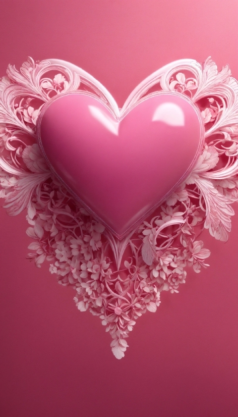 Petal, Textile, Pink, Violet, Magenta, Heart