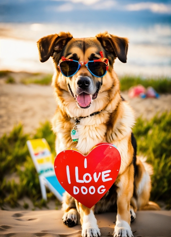 Dog, Sky, Cloud, Dog Breed, Carnivore, Goggles