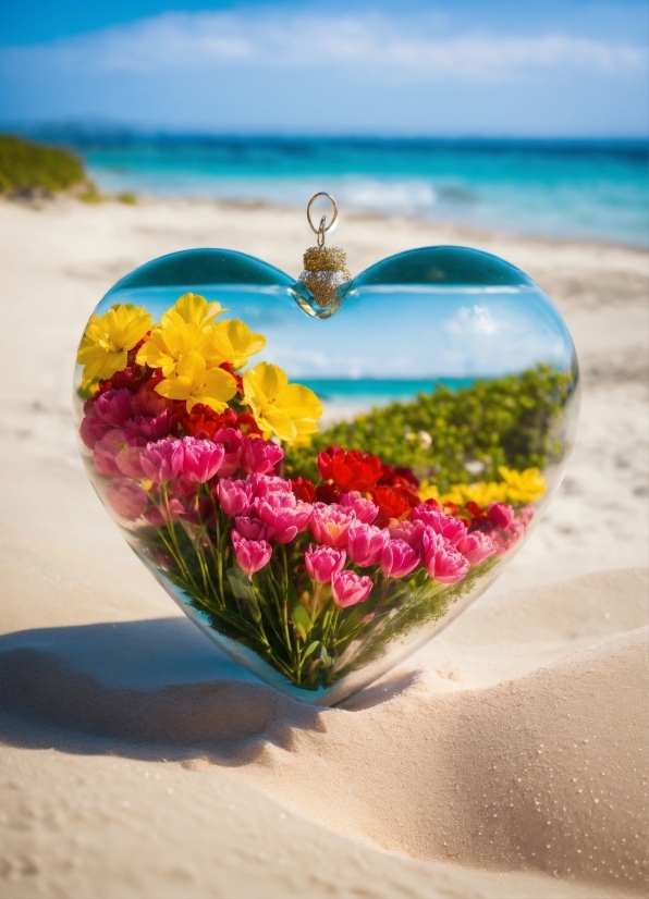 Water, Flower, Sky, Cloud, Plant, Blue