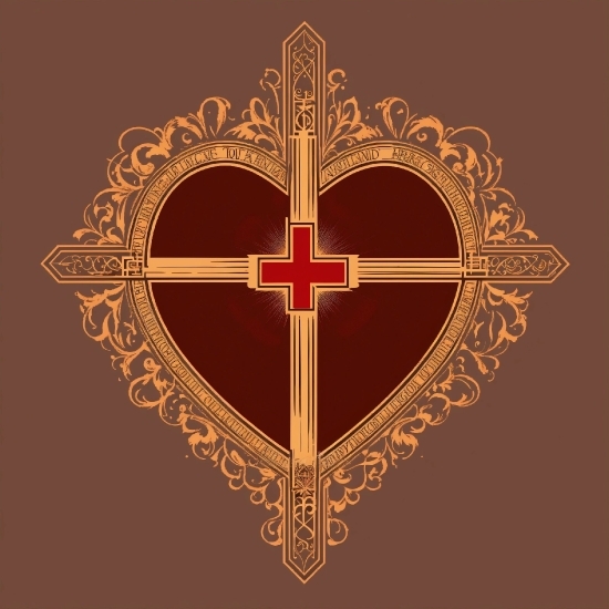 Cross, Font, Art, Emblem, Symbol, Symmetry