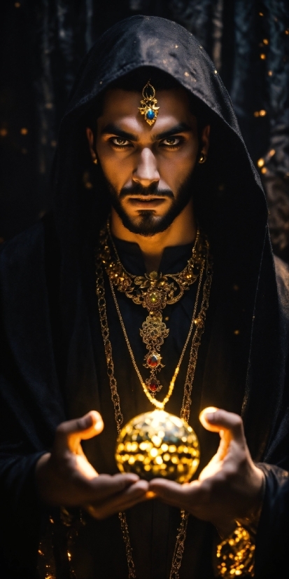 Chin, Black, Human Body, Beard, Cool, Black Hair