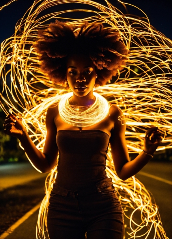 Hair, Photograph, Eye, Light, Flash Photography, Dress