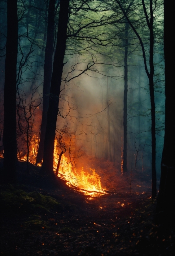 Plant, Ecoregion, Tree, Wood, Natural Landscape, Fire