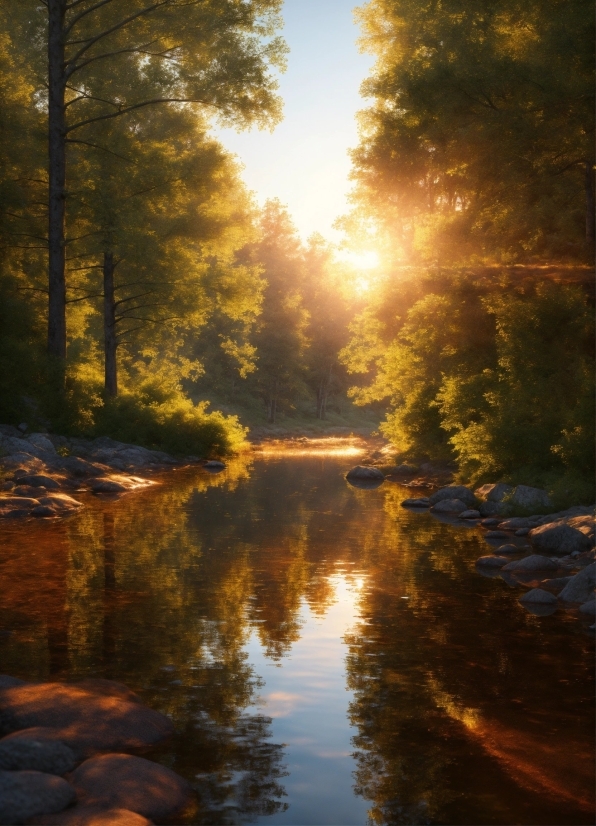 Water, Sky, Atmosphere, Cloud, Natural Landscape, Tree