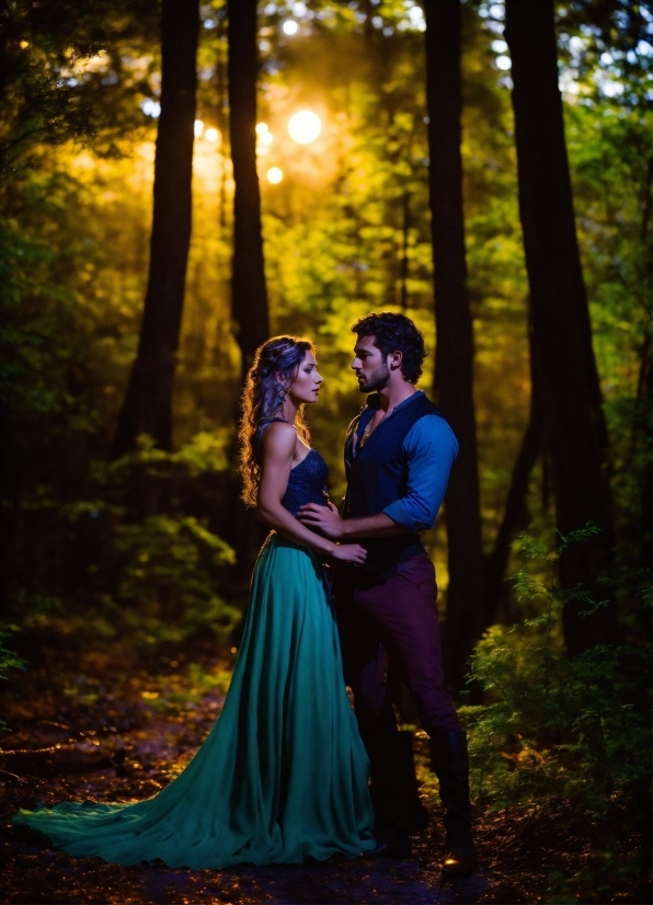 Plant, Smile, People In Nature, Wedding Dress, Natural Landscape, Bride