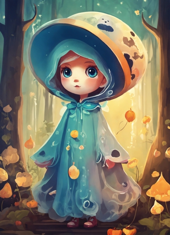 Doll, Cartoon, Dress, Pink, Art, Toy