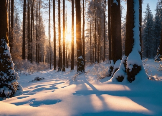 Sky, Snow, Plant, Ecoregion, Natural Landscape, Wood