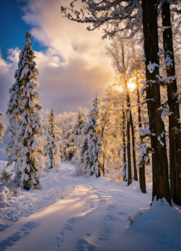 Cloud, Sky, Atmosphere, Plant, Snow, Nature