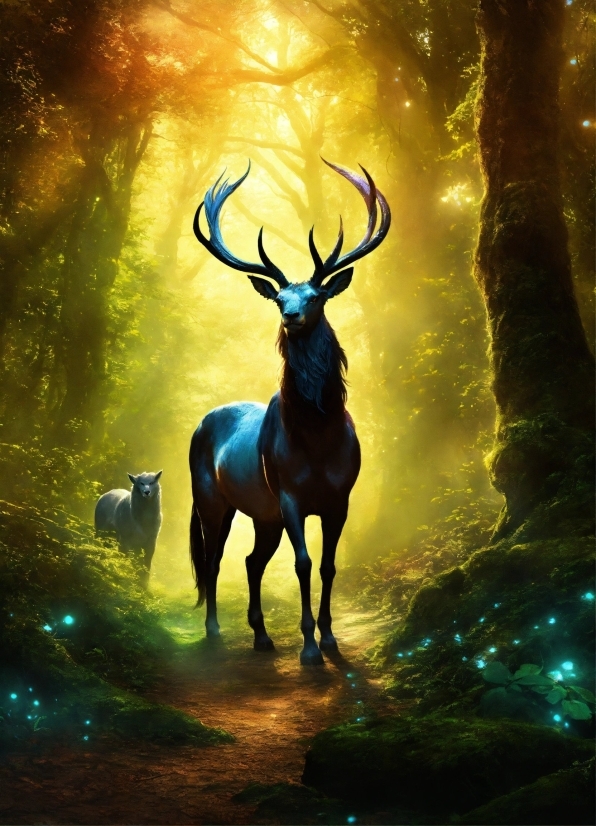 Vertebrate, Mammal, Organism, Deer, Atmospheric Phenomenon, Elk