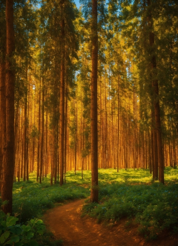 Plant, Sky, People In Nature, Natural Landscape, Wood, Larch