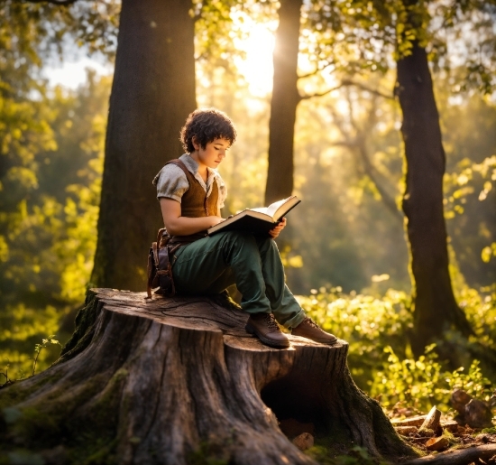 Plant, People In Nature, Natural Landscape, Flash Photography, Wood, Tree