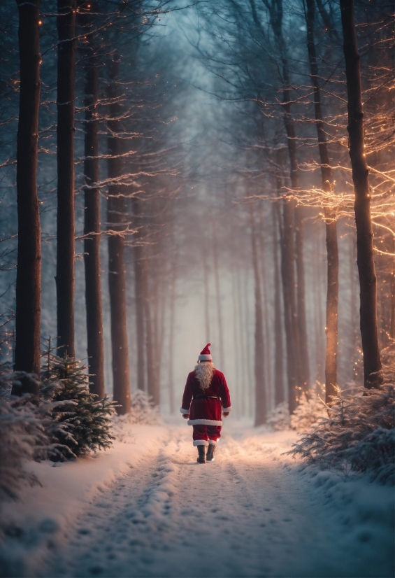 Plant, Snow, Nature, People In Nature, Tree, Wood