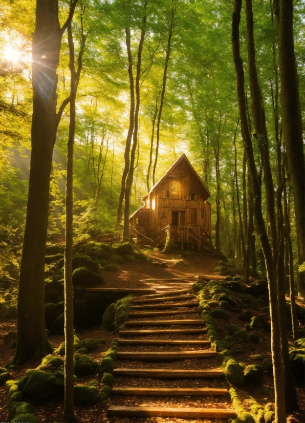 Plant, Ecoregion, Stairs, Natural Landscape, Tree, Wood