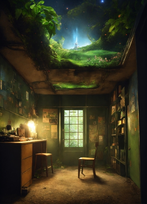 Window, Green, Light, Nature, Plant, Lighting