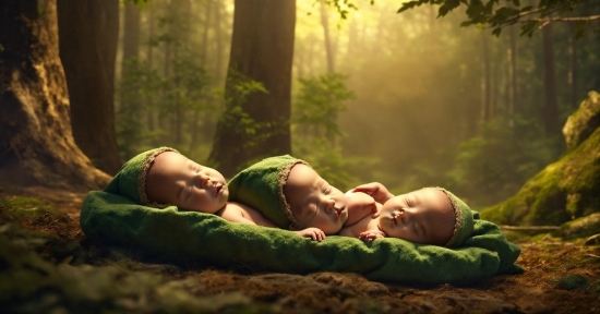 Plant, People In Nature, Leaf, Wood, Flash Photography, Happy