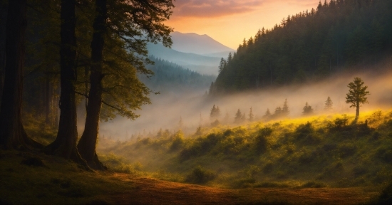 Atmosphere, Plant, Mountain, Cloud, Ecoregion, Sky