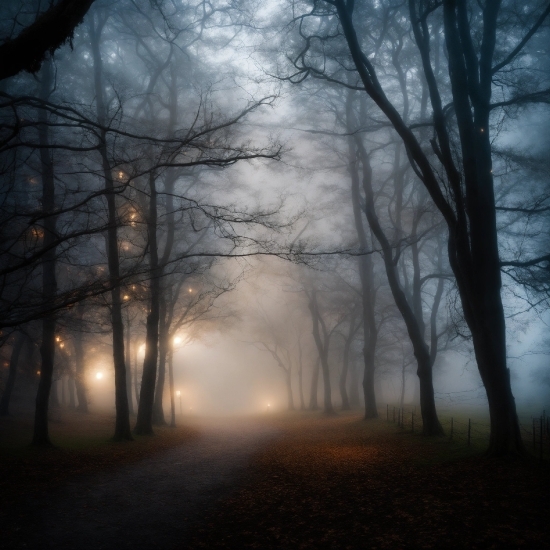 Atmosphere, Sky, Plant, Tree, Natural Landscape, Fog