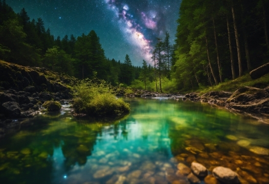 Water, Plant, Sky, Cloud, Light, Natural Landscape