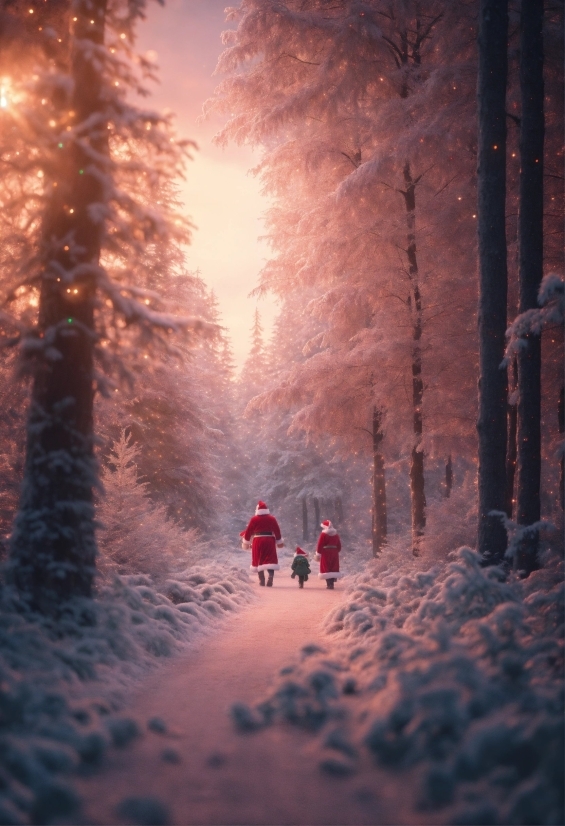 Plant, Atmosphere, Snow, People In Nature, Sky, Leaf