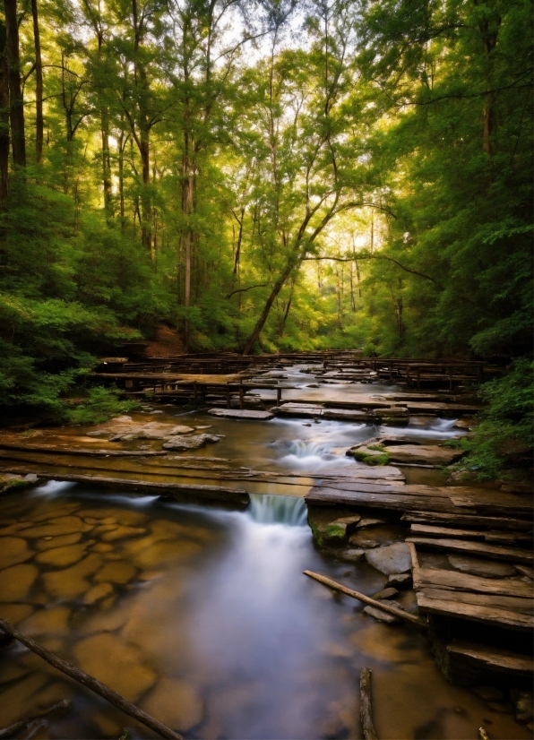 Water, Plant, Ecoregion, Wood, Fluvial Landforms Of Streams, Natural Landscape