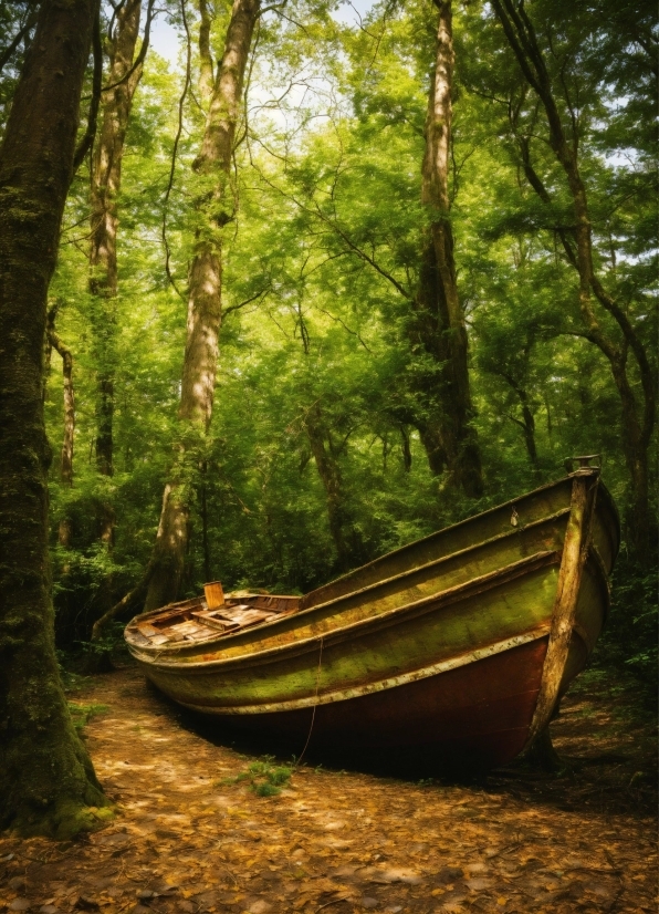 Boat, Plant, Plant Community, Water, Tree, Sky