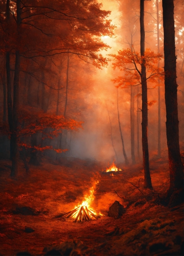 Plant, Ecoregion, Natural Environment, Tree, Fire, Wood