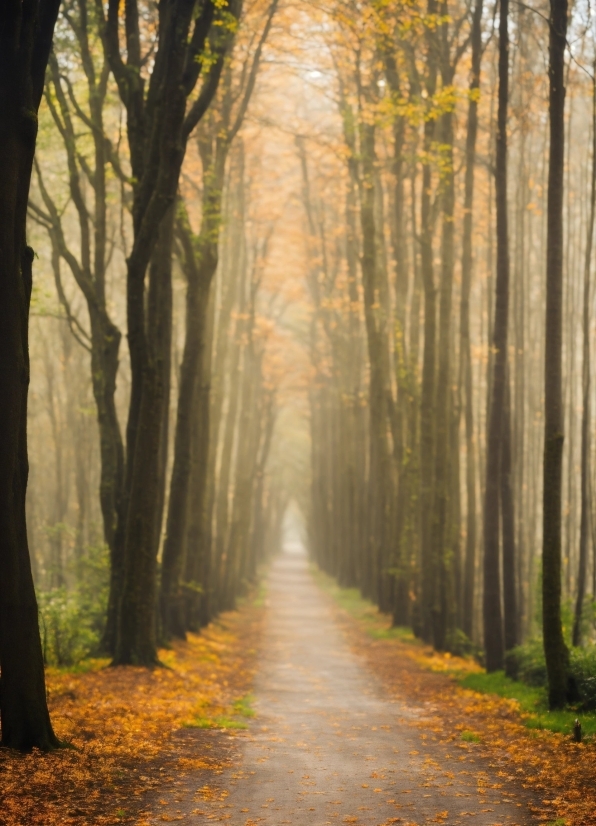 Plant, Tree, Natural Landscape, Wood, Road Surface, Trunk