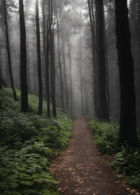 Plant, Atmosphere, Fog, Tree, Natural Landscape, Wood