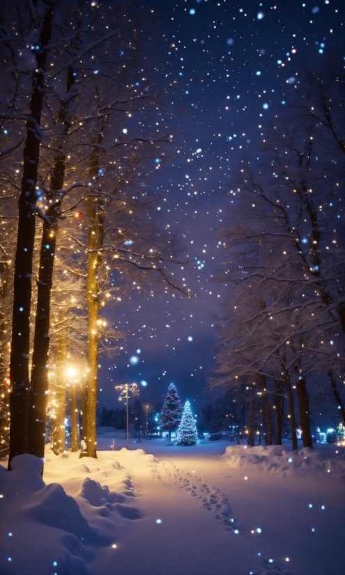 Atmosphere, Snow, Branch, Tree, Plant, Freezing