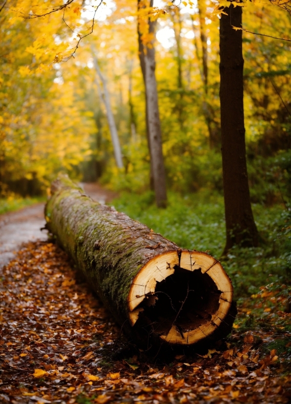 Natural Landscape, Wood, Branch, Trunk, Grass, Tree