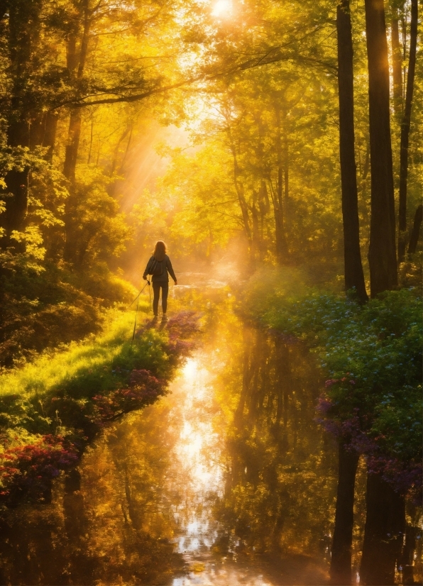 Plant, Atmosphere, Light, People In Nature, Wood, Natural Landscape