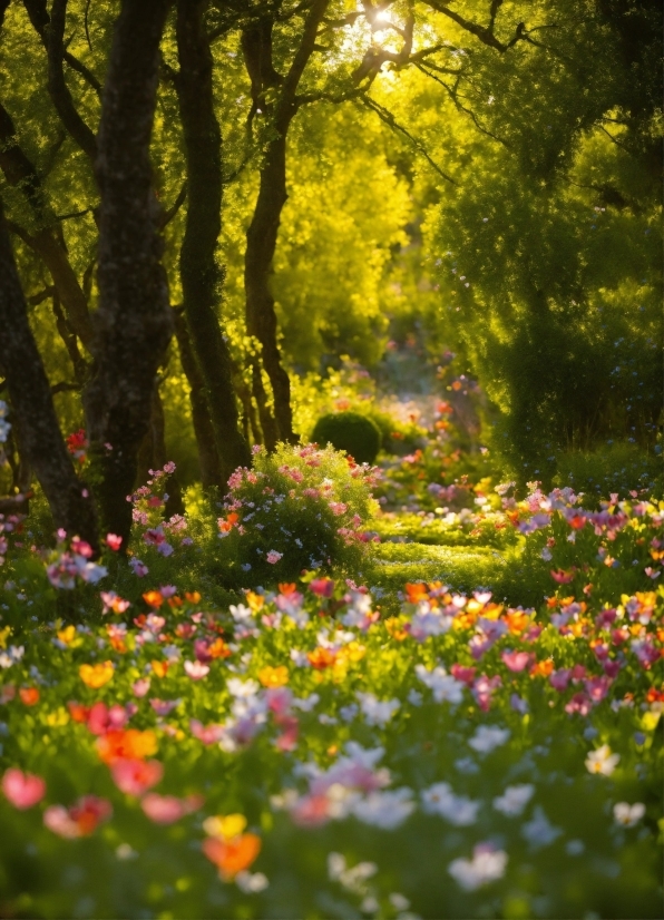 Flower, Plant, People In Nature, Petal, Natural Landscape, Tree