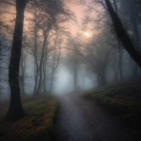 Atmosphere, Plant, Water, Sky, Fog, Natural Landscape