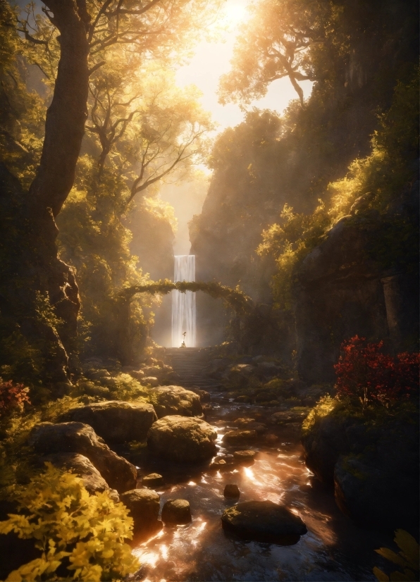 Water, Atmosphere, Sky, Plant, Natural Landscape, Branch