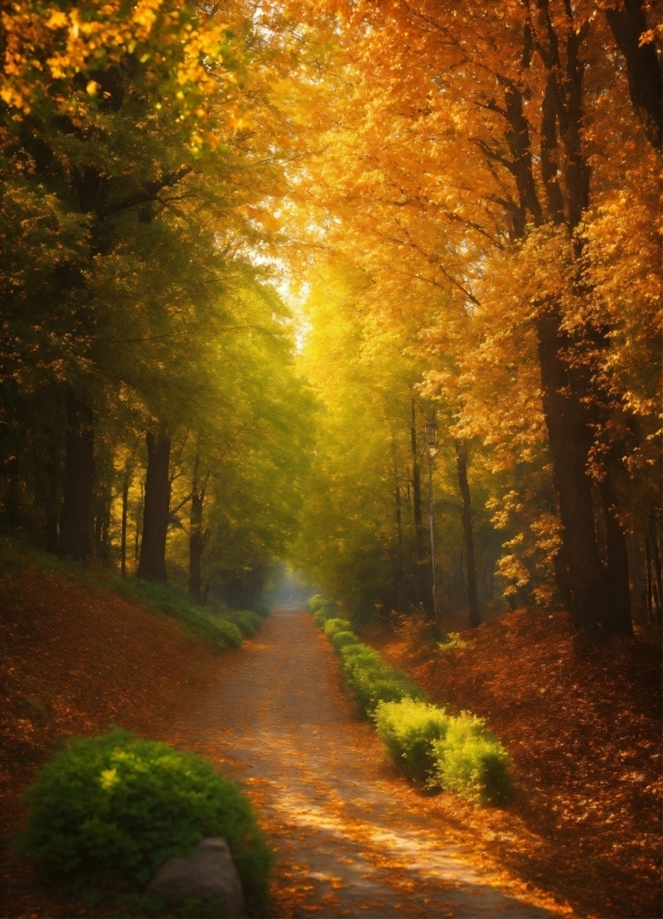 Plant, Leaf, Nature, Natural Landscape, People In Nature, Road Surface