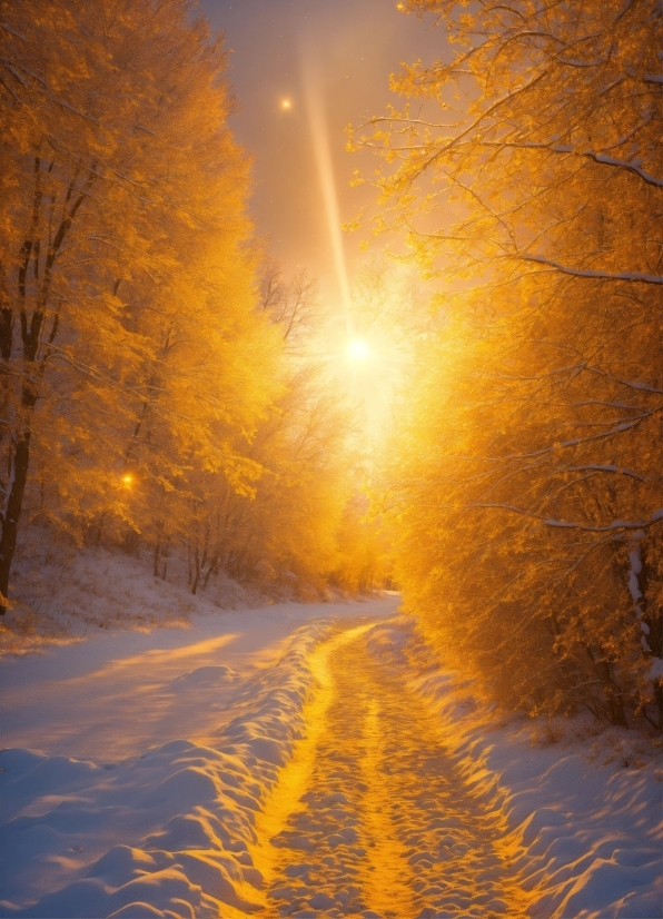 Atmosphere, Cloud, Sky, Plant, Natural Landscape, Snow