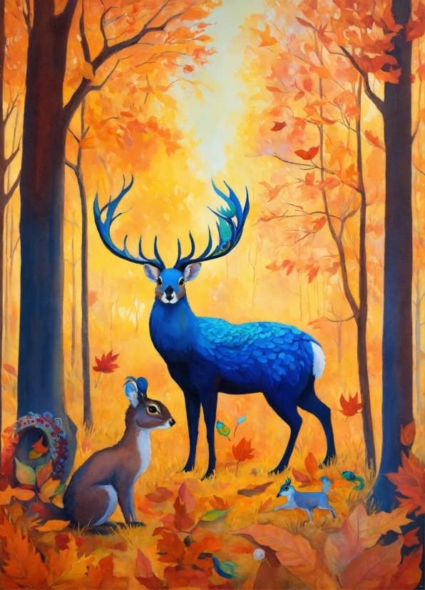 Vertebrate, Light, Nature, Natural Environment, Deer, Elk