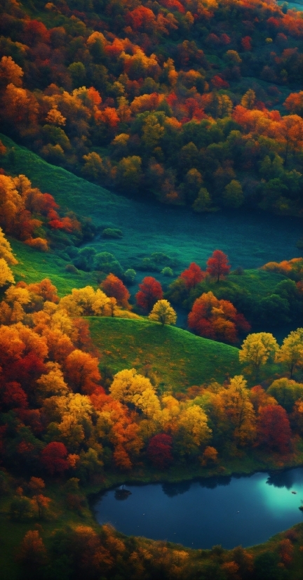 Water, Ecoregion, Natural Landscape, Leaf, Orange, Body Of Water