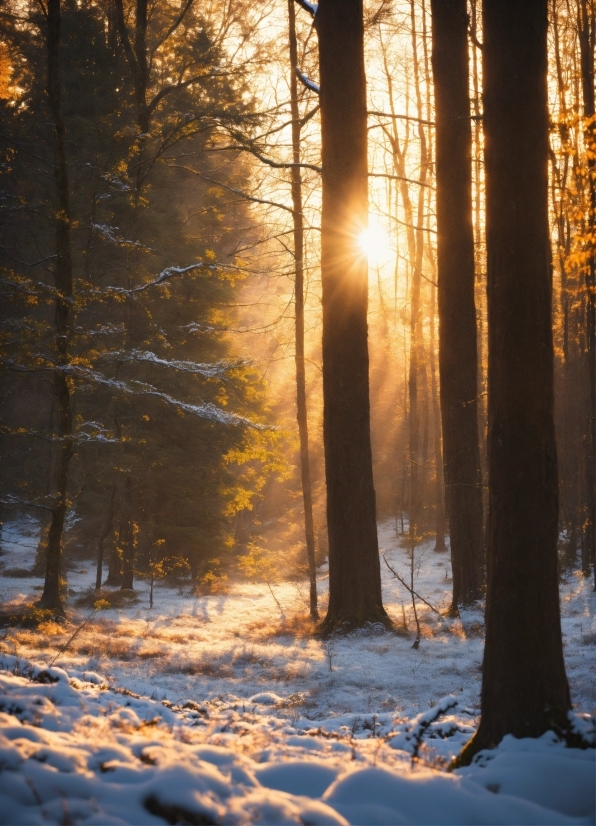 Atmosphere, Daytime, Snow, Plant, Ecoregion, Light