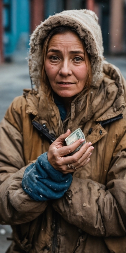 Skin, Outerwear, Daytime, Eye, Facial Expression, Organ