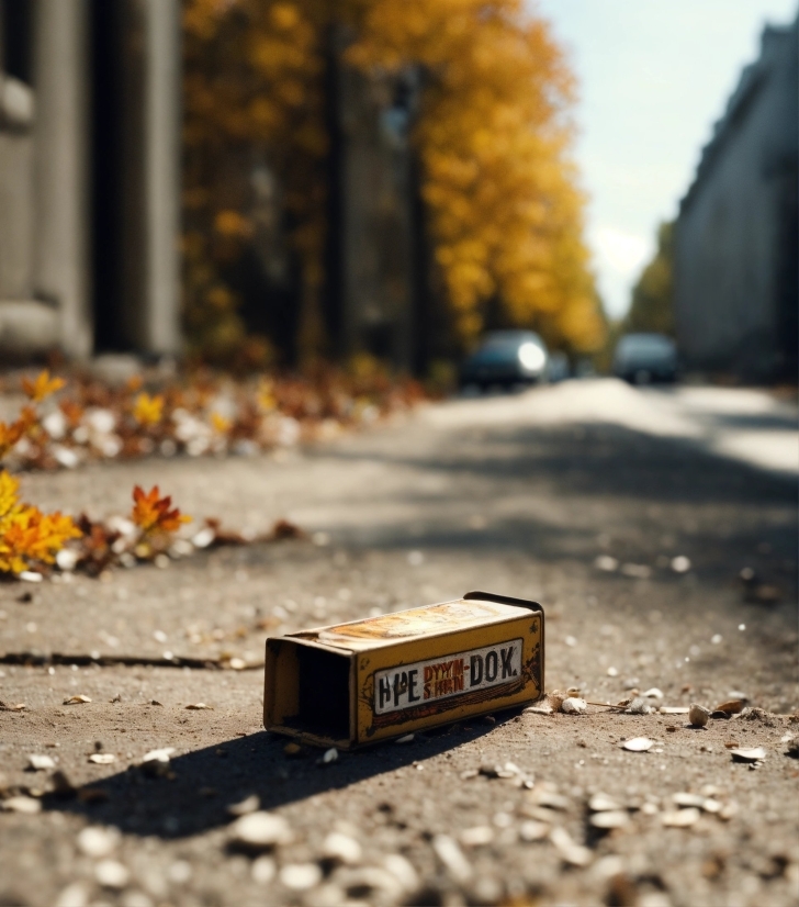 Wood, Road Surface, Asphalt, Yellow, Sunlight, Morning