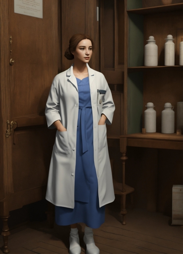 Outerwear, Sleeve, Dress, Health Care Provider, Nurse, Fashion Design