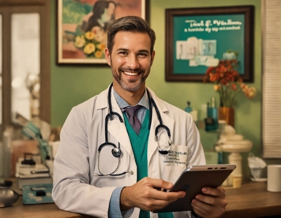 Smile, Picture Frame, Tie, White-collar Worker, Houseplant, Event