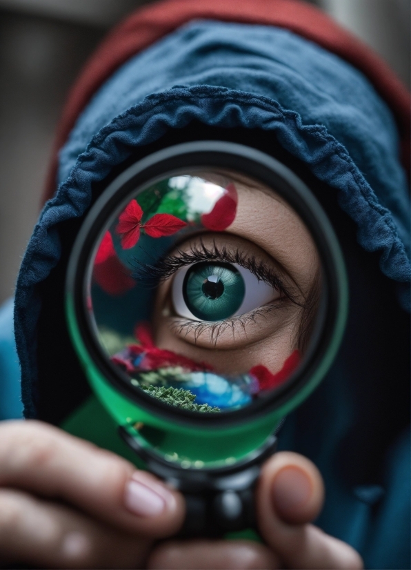 Colorfulness, Hand, Eyebrow, Eye, Eyelash, Camera Lens