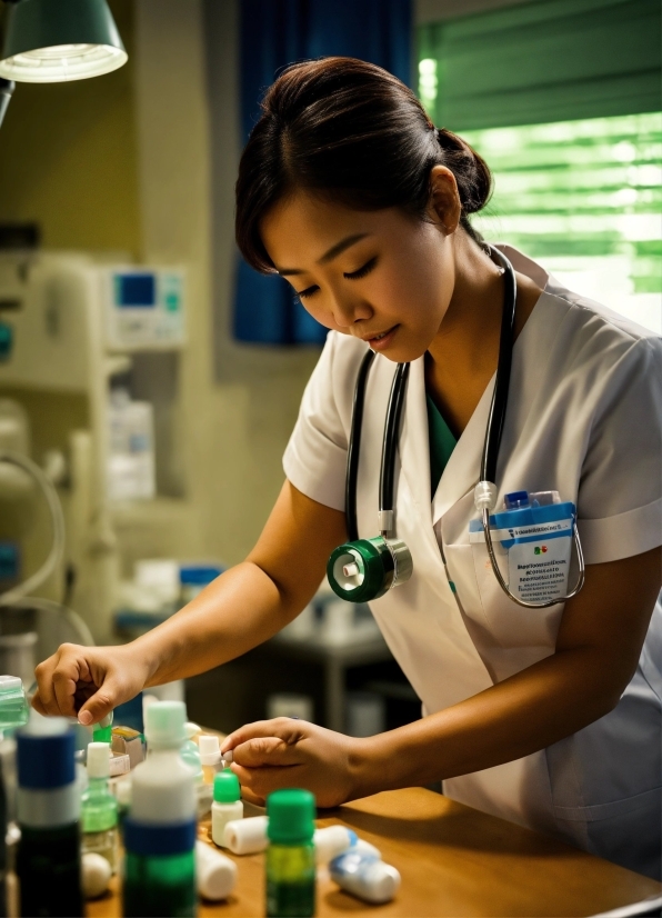 Safety Glove, Bottle, Table, Plastic Bottle, Health Care, Research