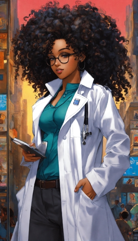 Jheri Curl, Fashion, Sleeve, Eyewear, Ringlet, Fashion Design