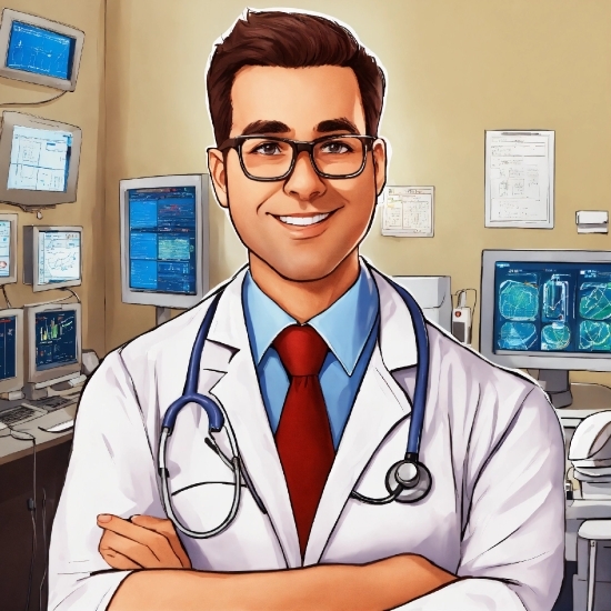 Glasses, Smile, Vision Care, Eyewear, Gesture, Computer Monitor