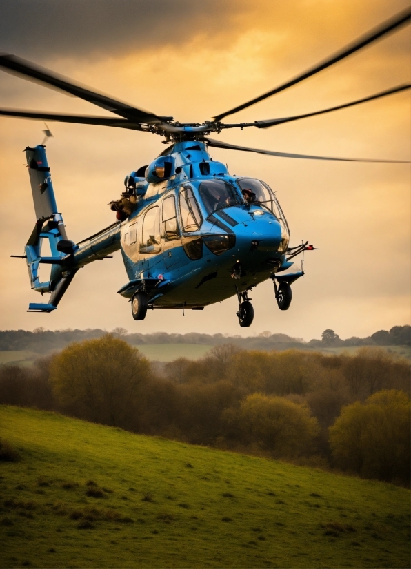 Sky, Cloud, Vehicle, Rotorcraft, Helicopter, Aircraft