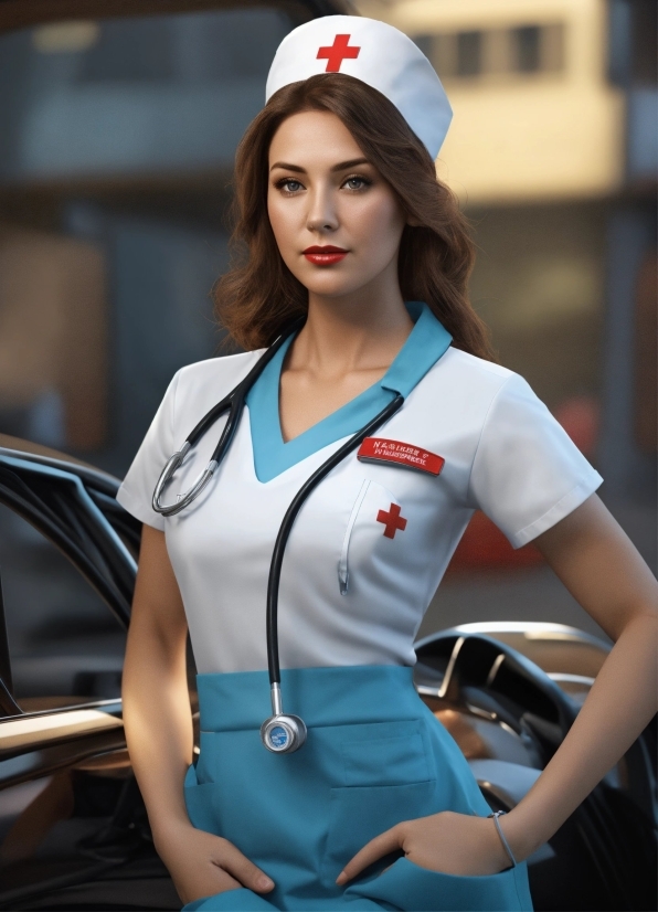 White, Neck, Dress, Sleeve, Automotive Design, Vehicle