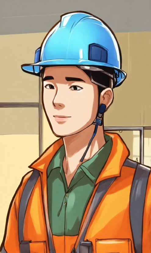 Smile, Helmet, Hard Hat, Cap, Sleeve, Workwear